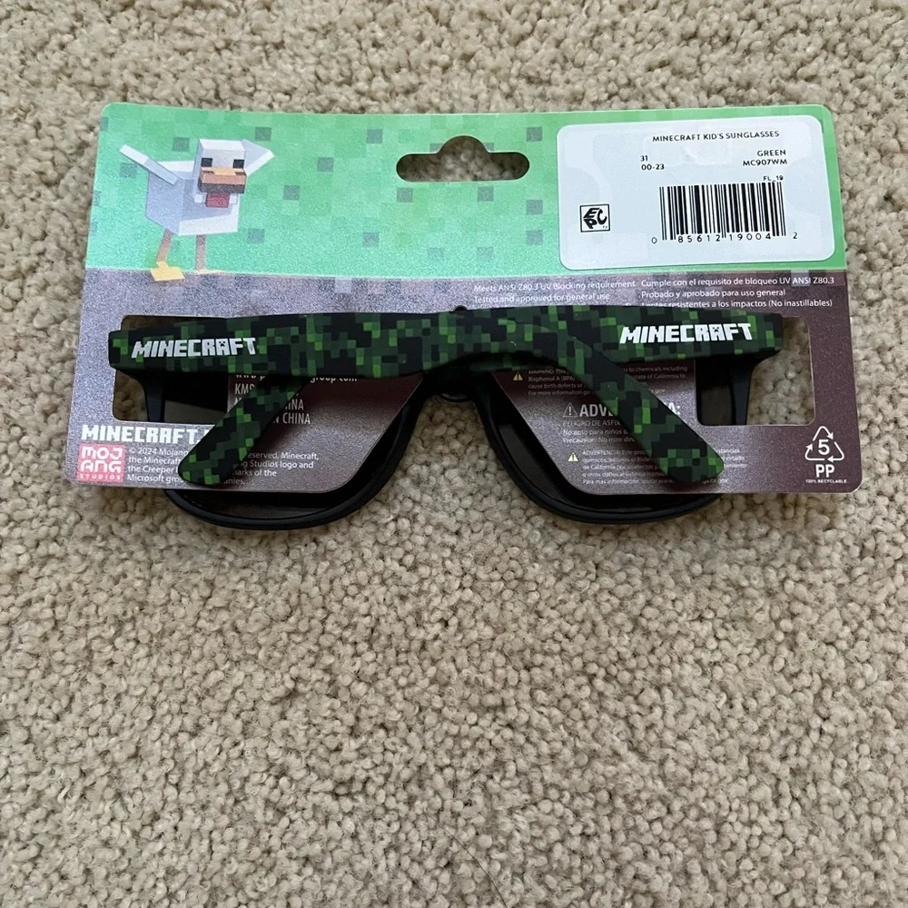Minecraft kid’s sunglasses NWT